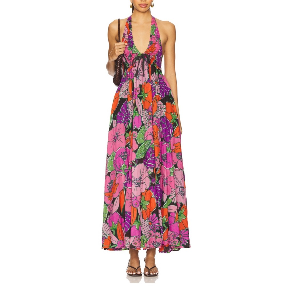 Free People Baysides Floral Maxi Dress